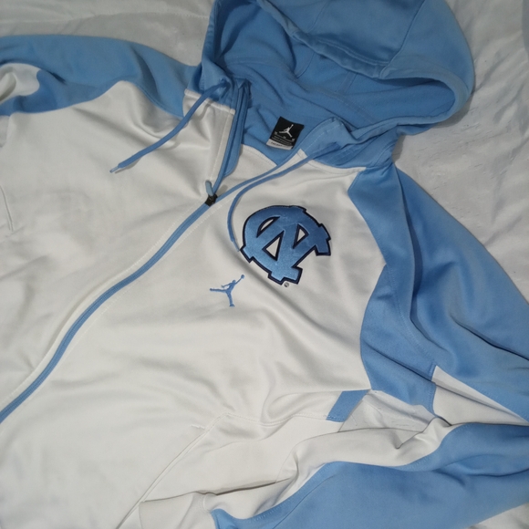 Jordan Blue and White Lightweight Jacket - Picture 1 of 4